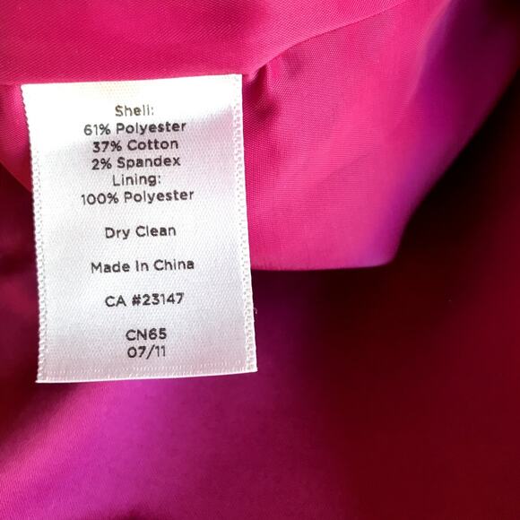Talbots Fuschia Raspberry Satin Sheen Maxi Skirt size 20 NWT - Read Description - Picture 4 of 11